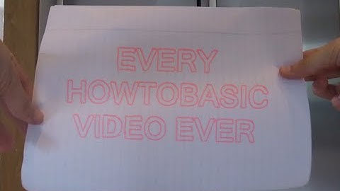 EVERY HOWTOBASIC VIDEO EVER