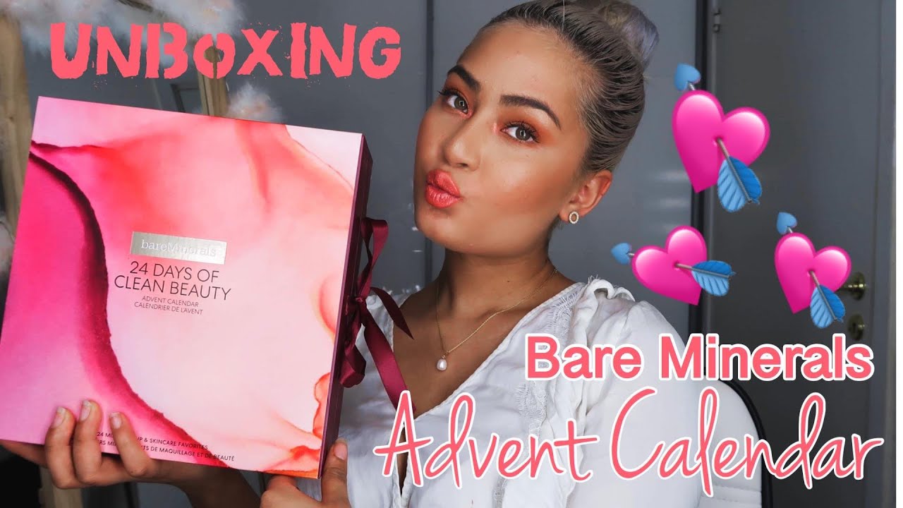 BARE MINERALS Advent calendar бүгдээрээ нээж үзье UNBOXING 💘 YouTube