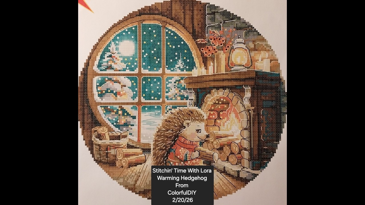 Время шитья с Лорой: Теплый ёжик от ColorfulDIY 20.02.2026