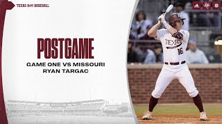 Missouri Game One Postgame: Ryan Targac