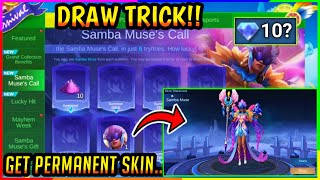 TRICK TO GET PHARSA SAMBA MUSE SKIN | DRAW SAMBA MUSE'S CALL EVENT - MLBB