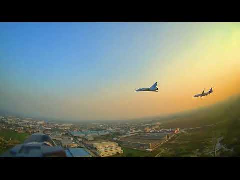 幻影2000 fpv 编队飞行 Mirage 2000 formation cruise