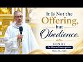It is not the OFFERING, but OBEDIENCE - Homily by Fr. Dave Concepcion on May 28, 2026