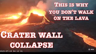 Litli-Hrutur. Do You Think You Can Run From It? - Don't Walk On The Lava  - 4K