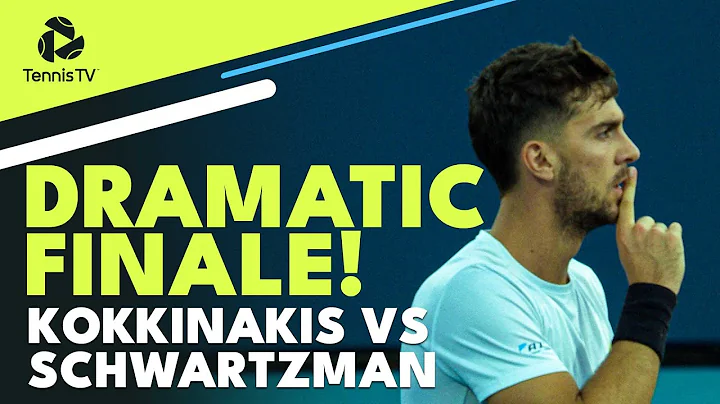 Dramatic Finale to Kokkinakis vs Schwartzman Battl...