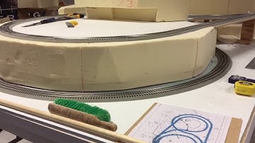 TW TrainWorx Custom Layout - foam ready for carving!