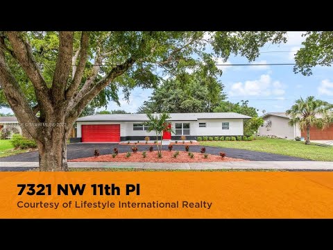 7321 NW 11th Pl, Plantation, FL home video tour