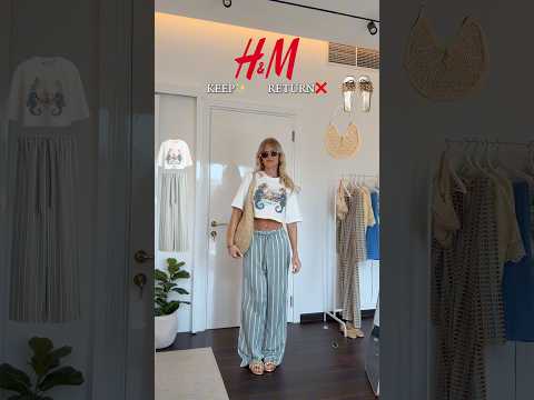 H&M New In Try On Haul 🩵✨📦 #hmhaul