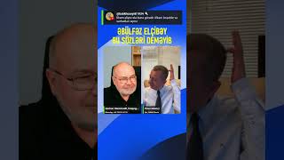 Əbülfəz Elçibəy Qarabağın Azadlığı Təbrizdən Keçir Sözünü Deməyib. 30.3.26