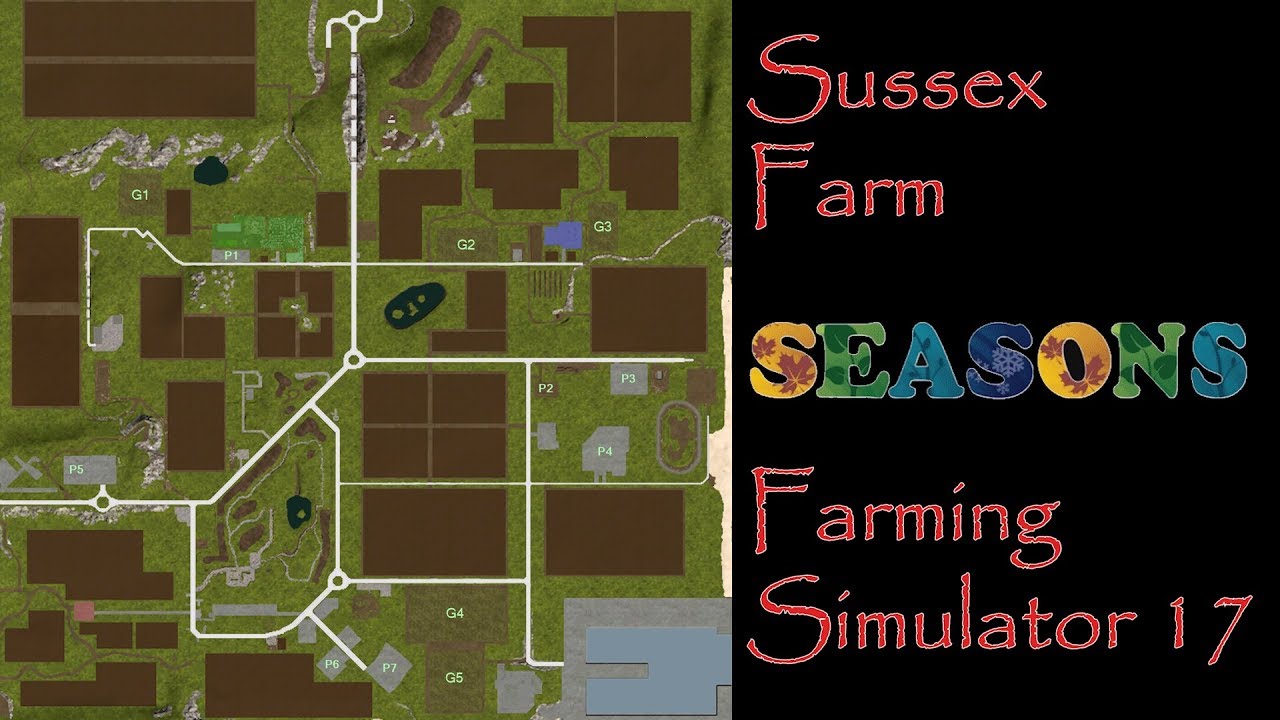 Farming Simulator 17 Map First Impression Sussex Farm V2 YouTube