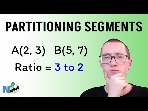 How to Partition a Line Segment! [Geometry]