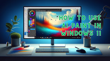 How to use AI Paint in windows 11
