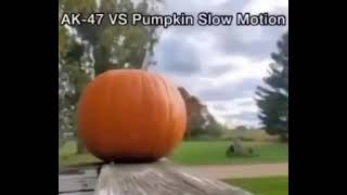 ak 47 vs pumpkin