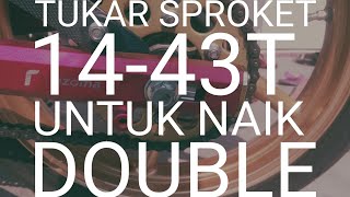 Benelli Rfs Tukar Sproket 43T