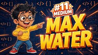 Container With Most Water | Simplest Solution | LeetCode #11 in Hindi | Byte Bhasha