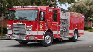 Fremont Fire Dept. Engine 51 Responding