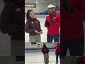 When an Olympic gold medal speed skating champion challenges you to a crossover