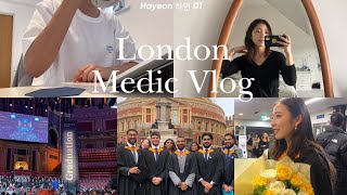 🇬🇧👩🏻‍🎓  Med school vlog | iBsc Graduation, gym, pathology lectures & new hair | 런던의대생 브이로그