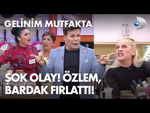 Şok! Özlem, Çiğdem Hanıma bardak fırlattı! Gelinim Mutfakta 473. Bölüm