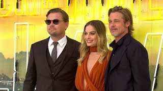 Once Upon A Time... In Hollywood - UK Premiere w\/ Leonardo DiCaprio, Brad Pitt, Margot Robbie