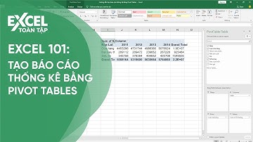 50. Tạo báo cáo thông kê với Pivot Tables | Khóa học phần mềm văn phòng Excel