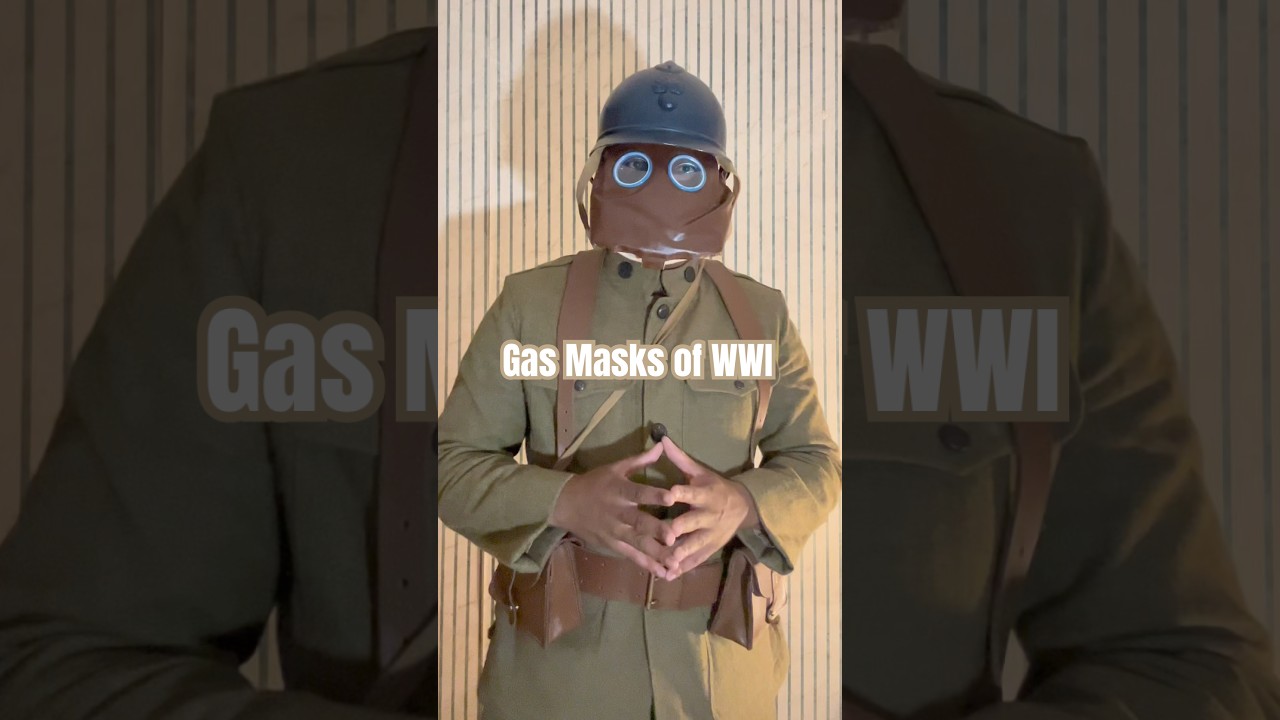 Gas Masks of WWI || History Lesson || WWI Reenactor 