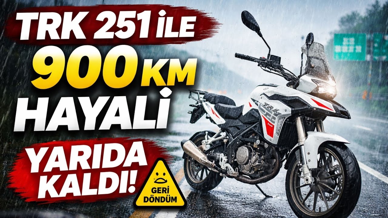TRK 251 ile 900 KM Hayali Yarıda Kaldı | İstanbul–Ordu Uzun Yol