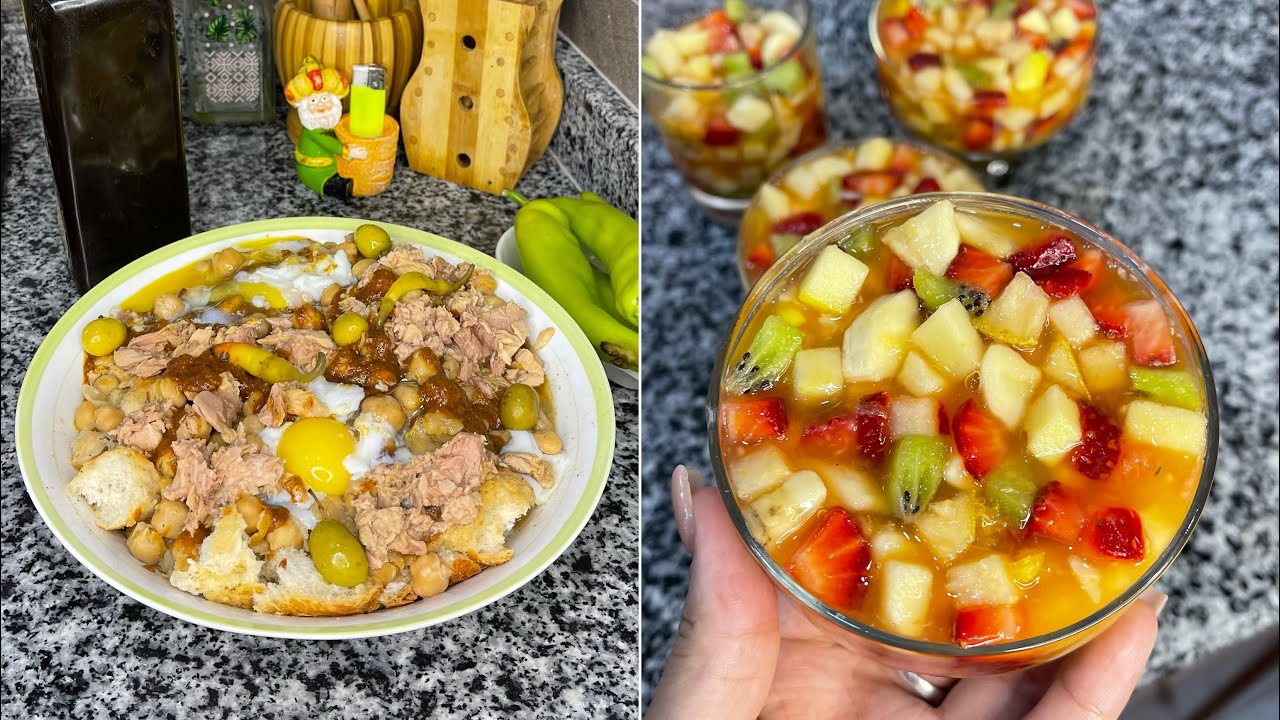روتين يومي../ وصفتي المعتمدة في سلطة الفواكه🍓مع البرد هذا ما يليق غير صحيفة لبلابي تونسي محرحر
