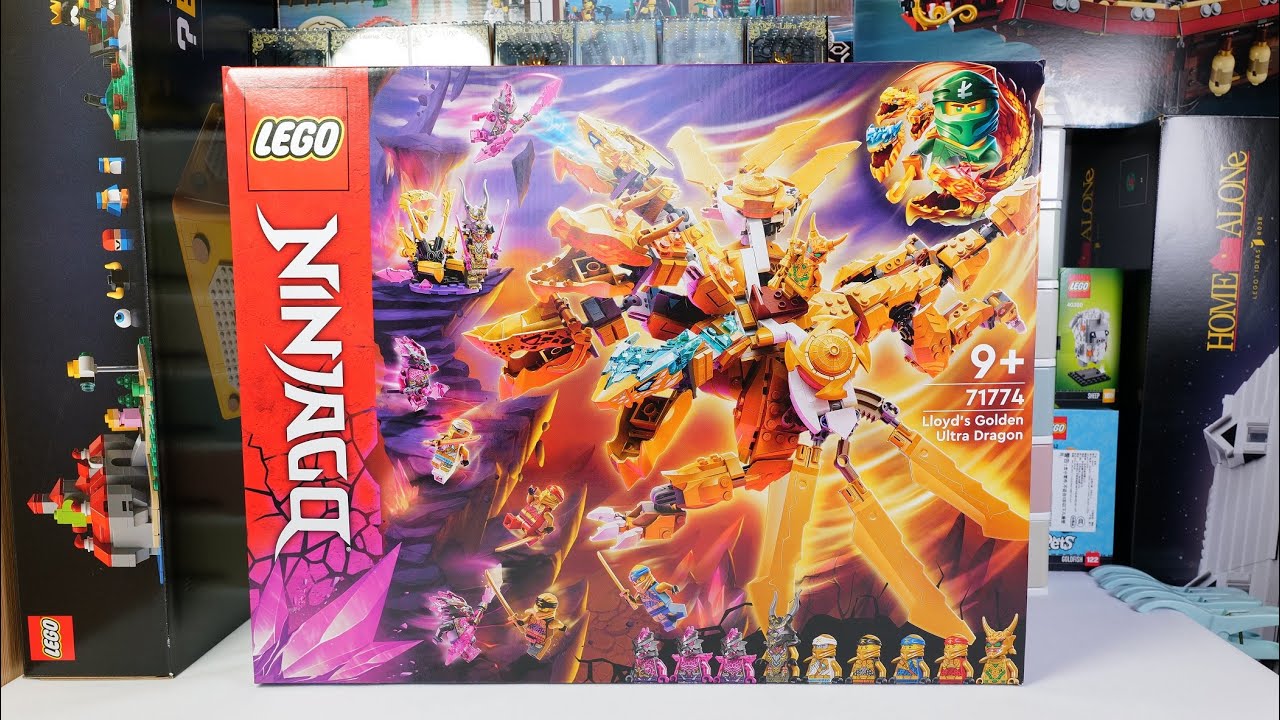 真是幻影忍者史上最大的龍嗎？樂高71774勞埃德的黃金神龍LEGO NINJAGO