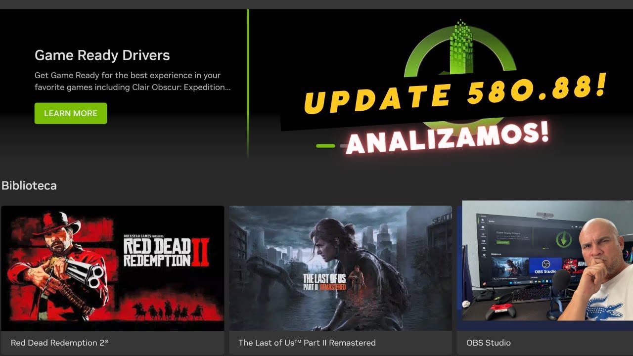 ¡La NUEVA actualización de NVIDIA 580.88 MEJORÓ TODO!