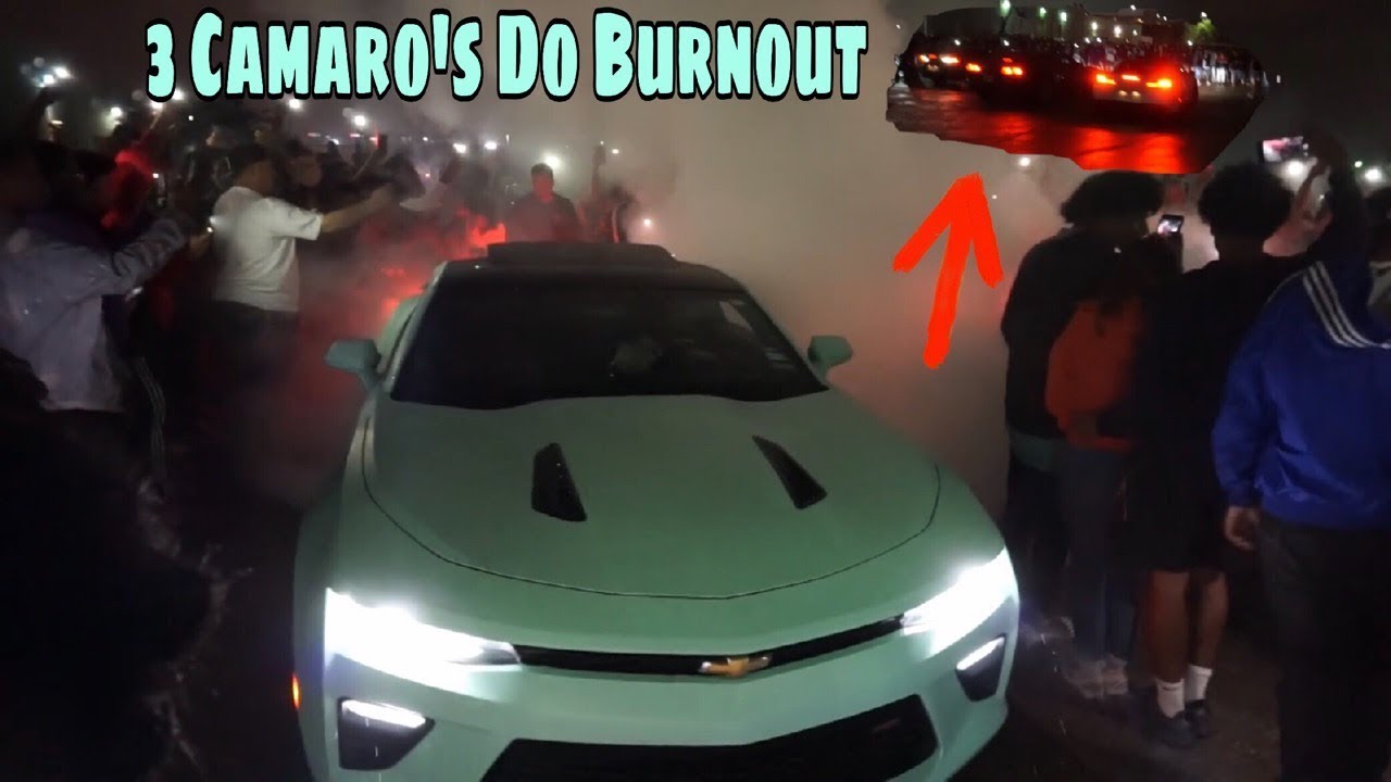 CAMARO’S SHUT DOWN CAR MEET. - YouTube