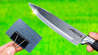 KNIFE Like Razor Sharp in 1 Minute! THIS Tool Works Like Magic