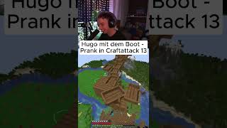 Hugo macht den Boot-Prank in Craftattack 13  #craftattack #minecraft #hugo #craftattack13 #letshugo