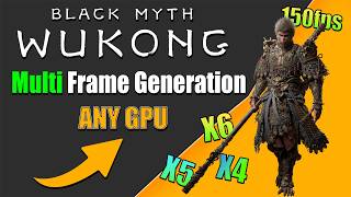 How to Enable Multi Frame Generation in Black Myth: Wukong (All GPUs Supported)