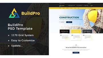 BuildPro - Construction PSD Templates | Themeforest Website Templates and Themes