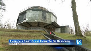 America's first glass home to be restored