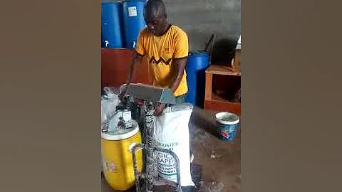 BAGGING OF BOKASHI,  CAMEROON BIOFERTILIZER PLANT UPDATES