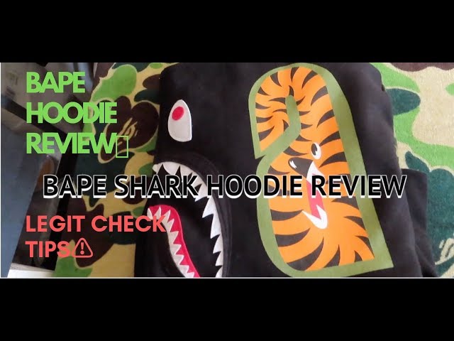 Bape Shark Hoodie Review x 4, Legit Check Tips, & Sizing 