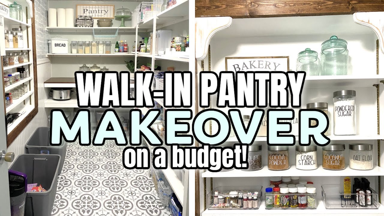 28 Ways to Organize a Walk-In Pantry for Maximum Storage