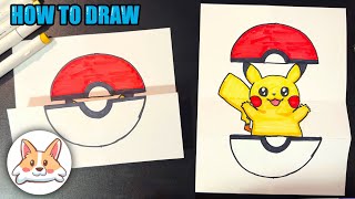 How to Draw PIKACHU surprise fold | Step-by-Step