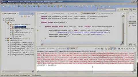 Spring tutorial - Wiring beans