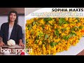 Sophia Makes Curry Cauliflower Rice | From the Home Kitchen | Bon Appétit