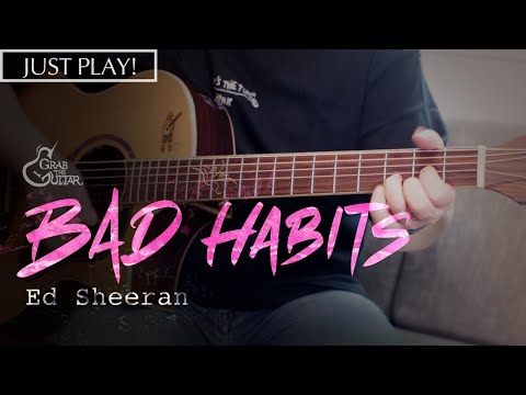 [쉬움주의] <strong>Bad</strong> Habits 🧛‍♂️ Ed Sheeran 에드 시런 [Just <strong>Play</strong>! l Acoustic Guitar Cover l 통기타 커버]