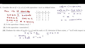 BINARY OPERATION 2 - MSM 111 - TUTORIAL SHEET 1