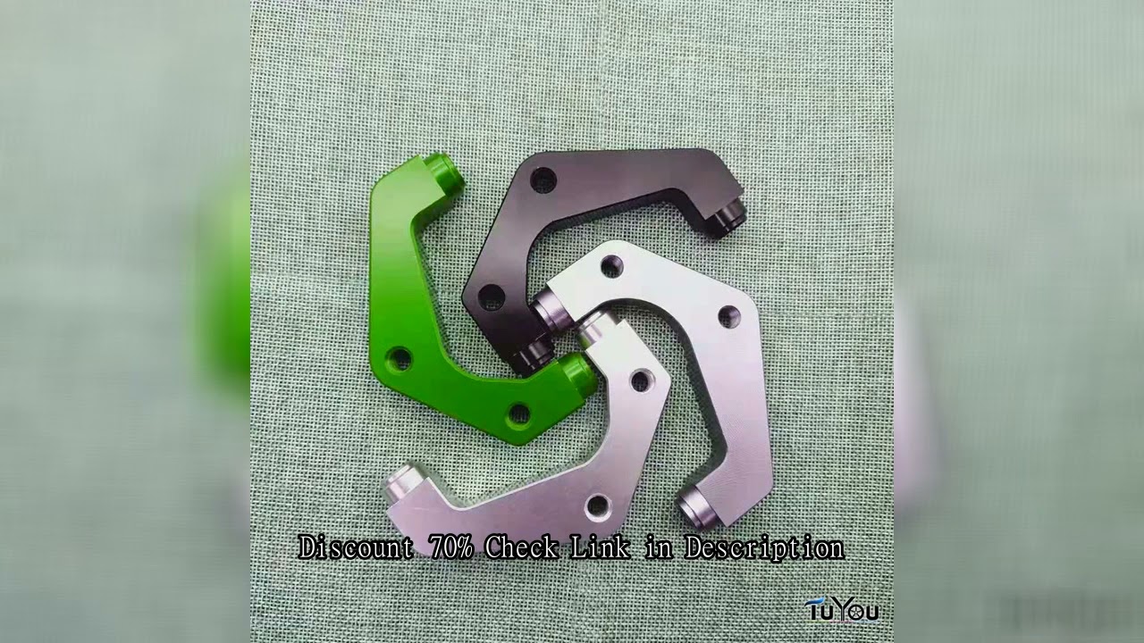 Universal CNC Motorcycle Front Brake Caliper Bracket adapter For 200/220mm Brake Disc Rpm Adelin Fra
