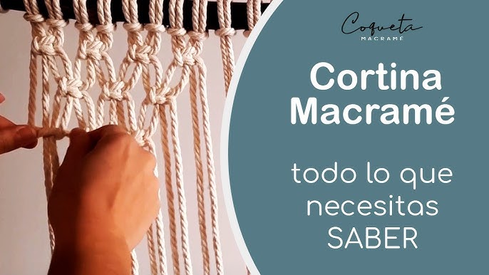 Acá te dejamos bellas ideas para utilizar cortinas de macramé como un  agregado en tu decoración #courtain #cortina #mac…