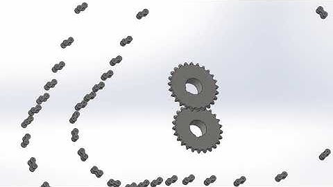 Mecanismo cadena y piñón