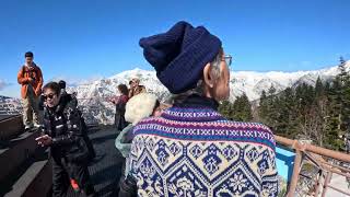 新穗高纜車 山頂的Alpscape展望台提供 360 度全景視野被評為米其林綠色指南二星景點