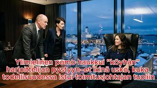 Ylimielinen pomo haukkui ”köyhän” harjoittelijan pystyyn-et ikinä usko, kuka todellisuudessa istui..