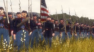 MASSIVE 4v4! Bloody Fight for the Center - North &amp; South: American Civil War Mod Gameplay